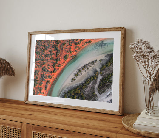 Shark Bay From Above